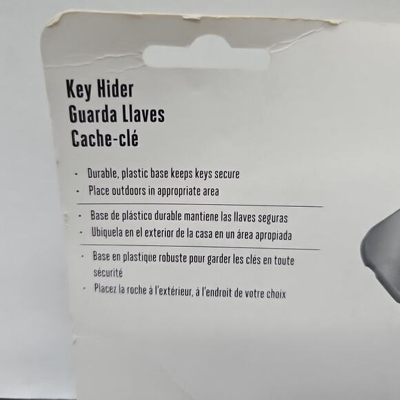 Hillman Faux Rock Key Hider•Black Durable Resin Case•2.5"W x 3.5"L•2-pk [131] - Picture 13 of 16
